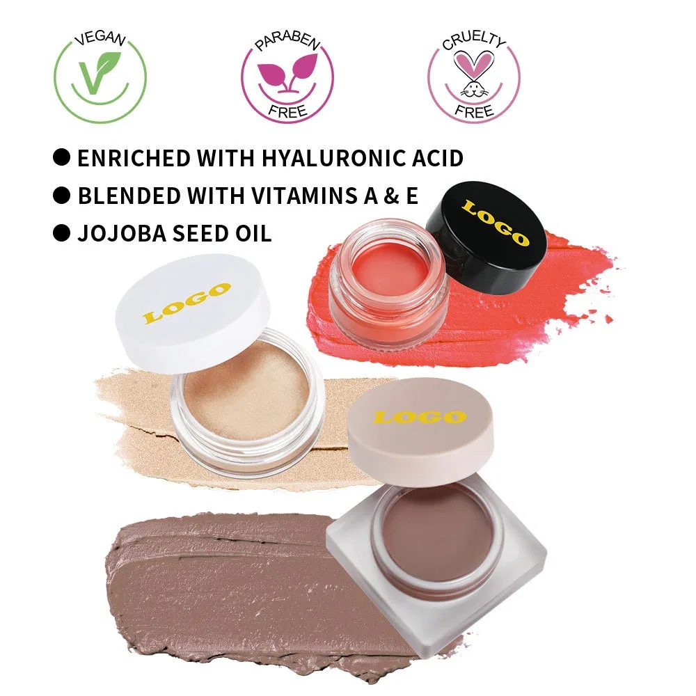 High Pigmented Face Makeup Cream Blush Waterproof Sweat Proof Blusher Cream
