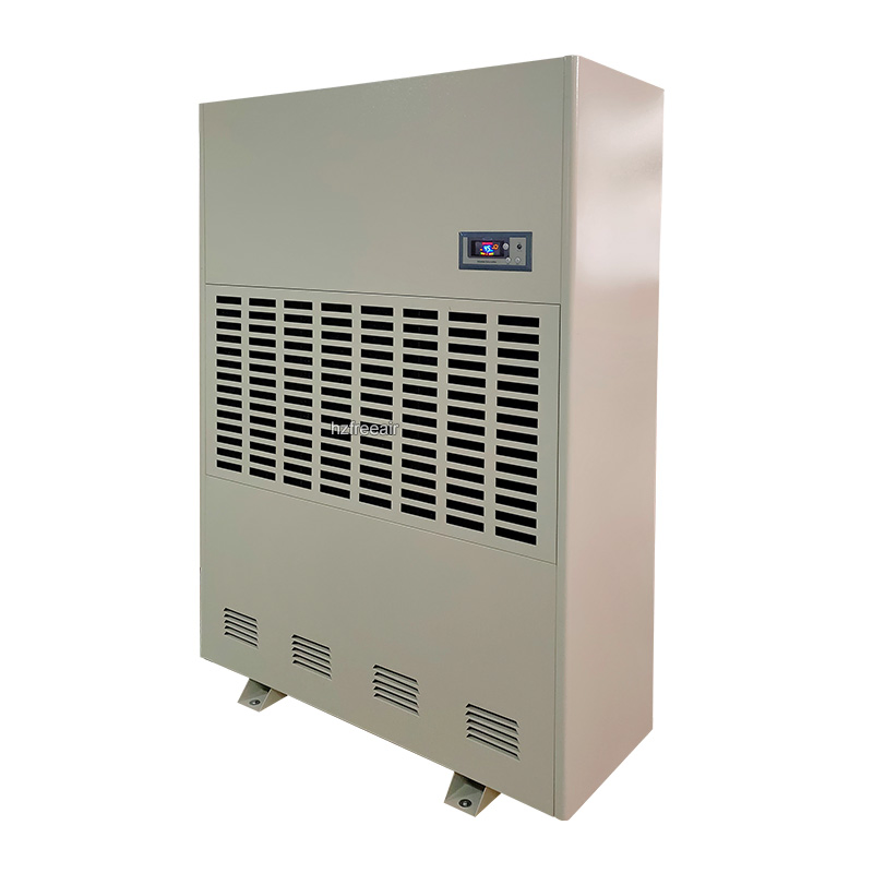 960L/D More Bigger Heat Exchanger Industrial Dehumidifer Timer Function for Parking Lot