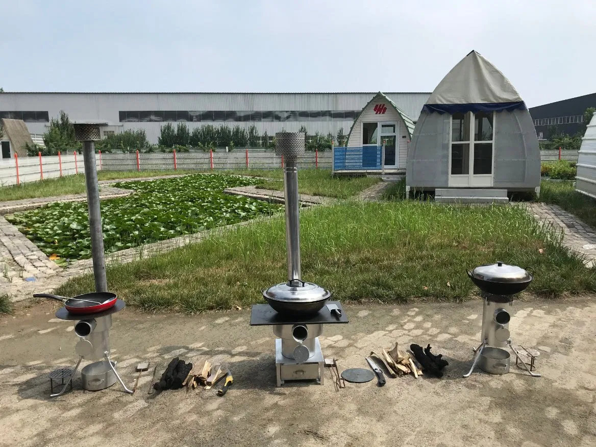 WMLZ-010 OEM Camping BBQ grill Appliance charcoal wood stove