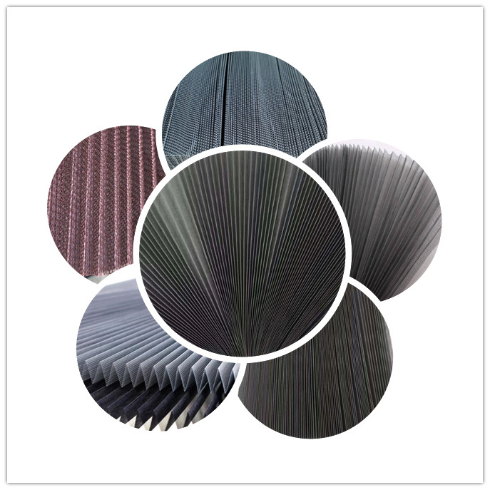 18*18 Mesh 15mm Folding Net Waterproof Plisse Insect Screen 1.50-3.20m Height Gray Mesh Black Mesh Polyester Pleated Window Screen Net