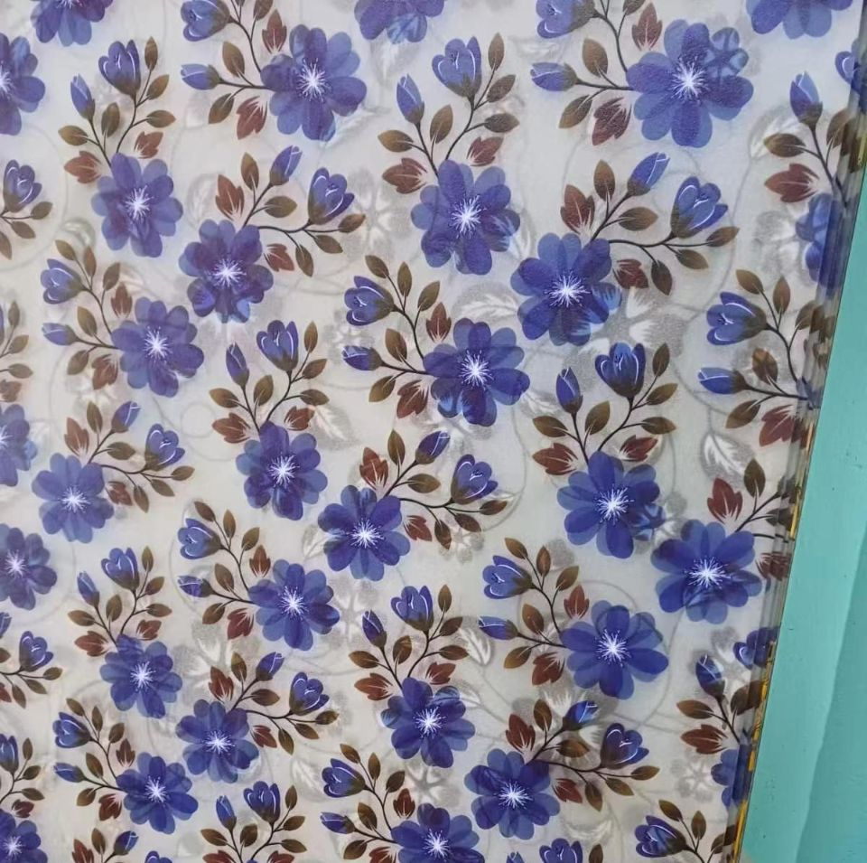 Golden Pink Ocean Dark Blue Bronze Grey Green Reflective Patterned Figured Rolled Frosted Tinted Art Glass for Design Decoration Architecture Curtain Wall