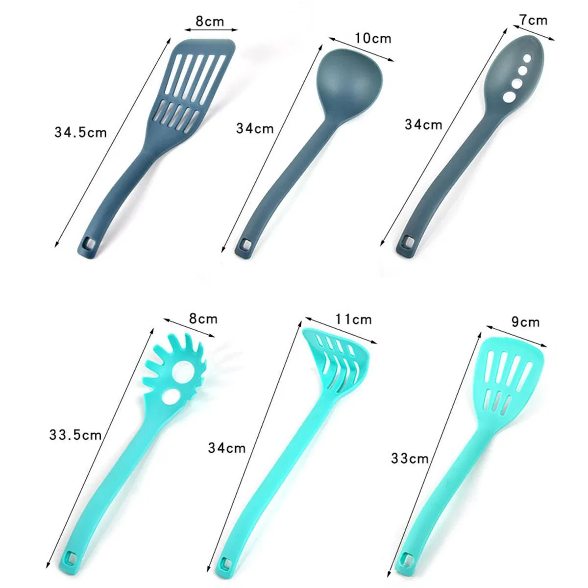 Nylon Cooking Utensils Kitchen Accessories of 6 Pieces