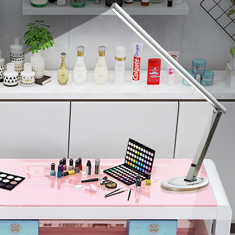 Suitable for Reading Lamps Adjustable Metal Desk Nail Salon Manicure Table LED Light Folding Nail Table Lamp