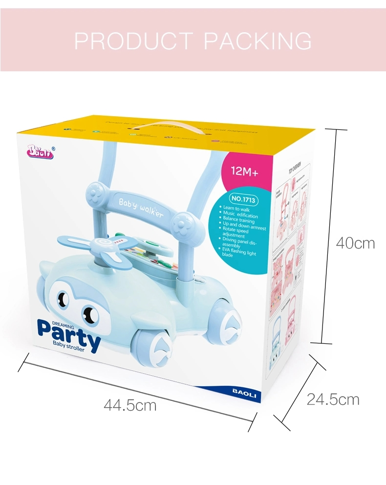 Smart Baby Walker Stroller for Interactive Learning and Play