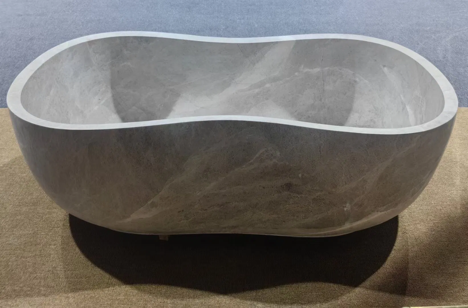 Natural Stone Polished/Honed Grey Marble Bathtub for Home/Hotel/House/Resorts/villas Bathroom decoration
