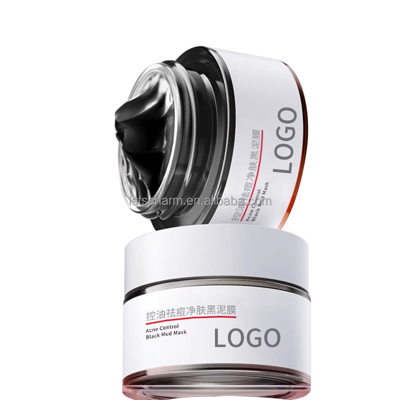 Ls128 OEM/ODM Private Label Carbonated Clay Mask - Anti-Aging Moisturizing Repairing Skincare