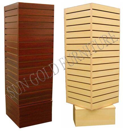 Wooden Shop Rotating Display for Clothes and Accessories (SZ-WDR025)