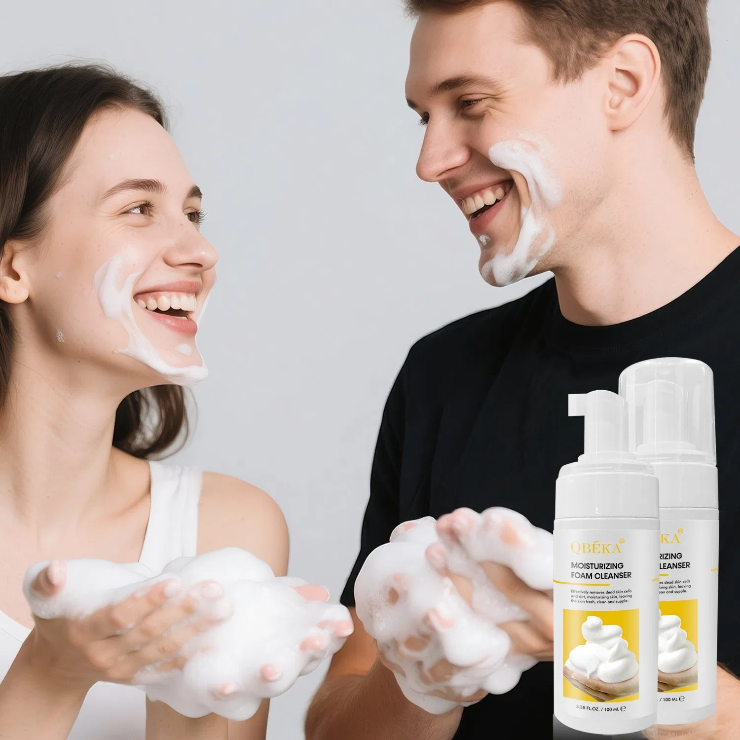 Natural Qbeka Hydrating & Nourishing Organic Foaming Cleansing Mousse