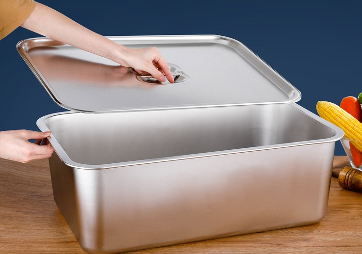 Stainless Steel Cat Litter Box 40*60*20cm