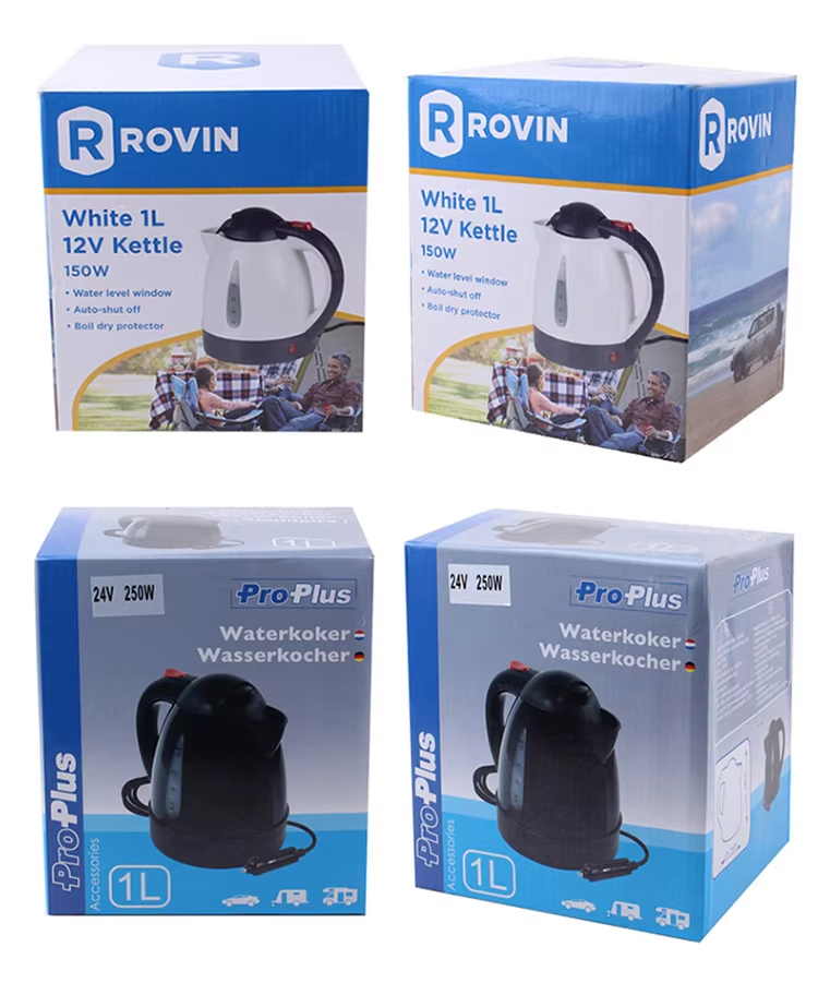 1000ml DC 12V 24V Stainless Steel Car Truck Electric Kettle