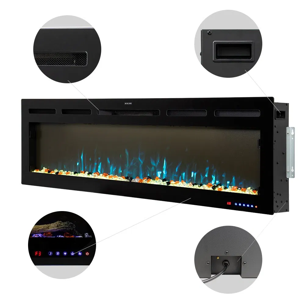 Popular Choice Adjustable Screen Electric Fireplace Compatible for Living Room