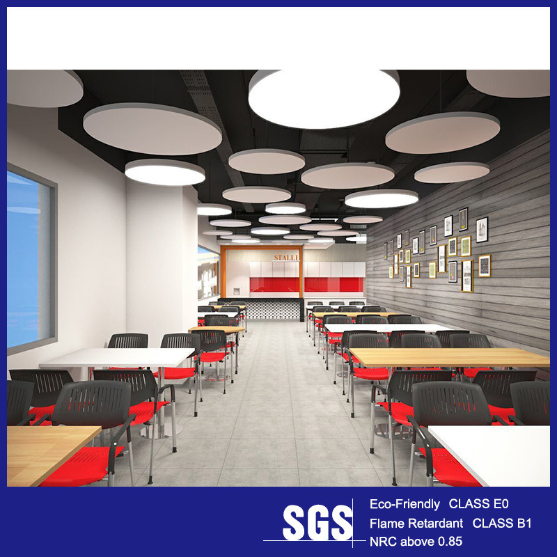 Beveled Edge Soundproof Hexagon Polyester Fiber Acoustic Panel for