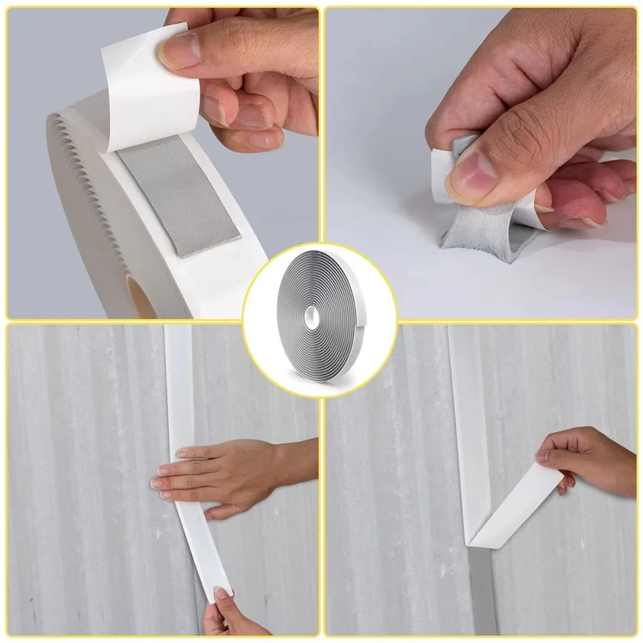 Waterproof Heat Resistant Black Butyl Sealant Tape for Building