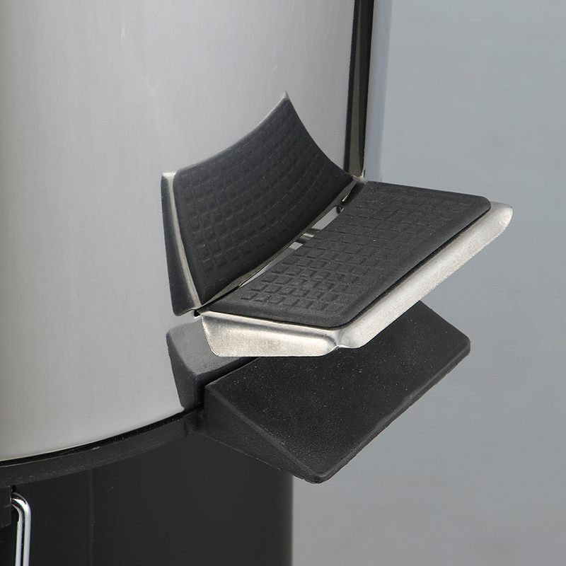 20L 30L Commercial Stainless Steel Trash Can Dustbin with Lid and Foot Pedal