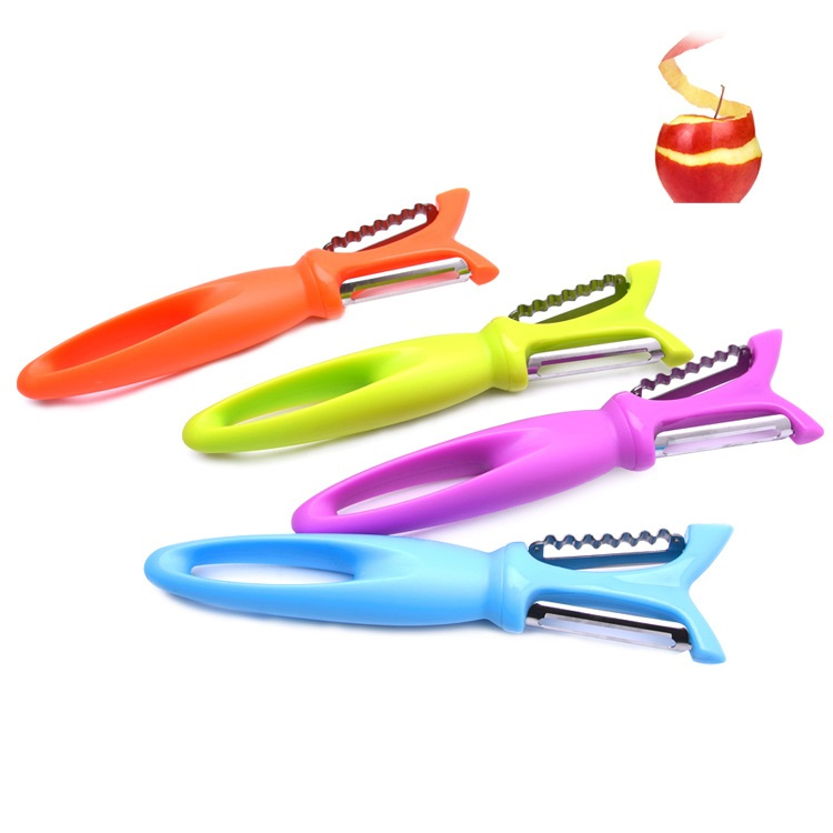 Fruits and Vegetables Paring Knife Dual Sided Peeler Julienne Peeler Wbb17336