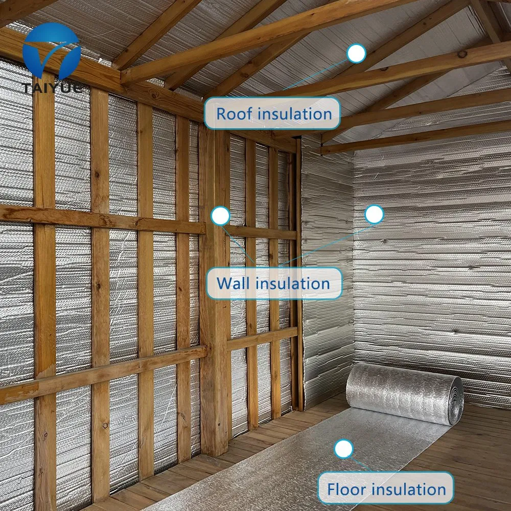 Coating Aluminum Foil Laminated XPE Foam Roll Heat Insulation for Roof