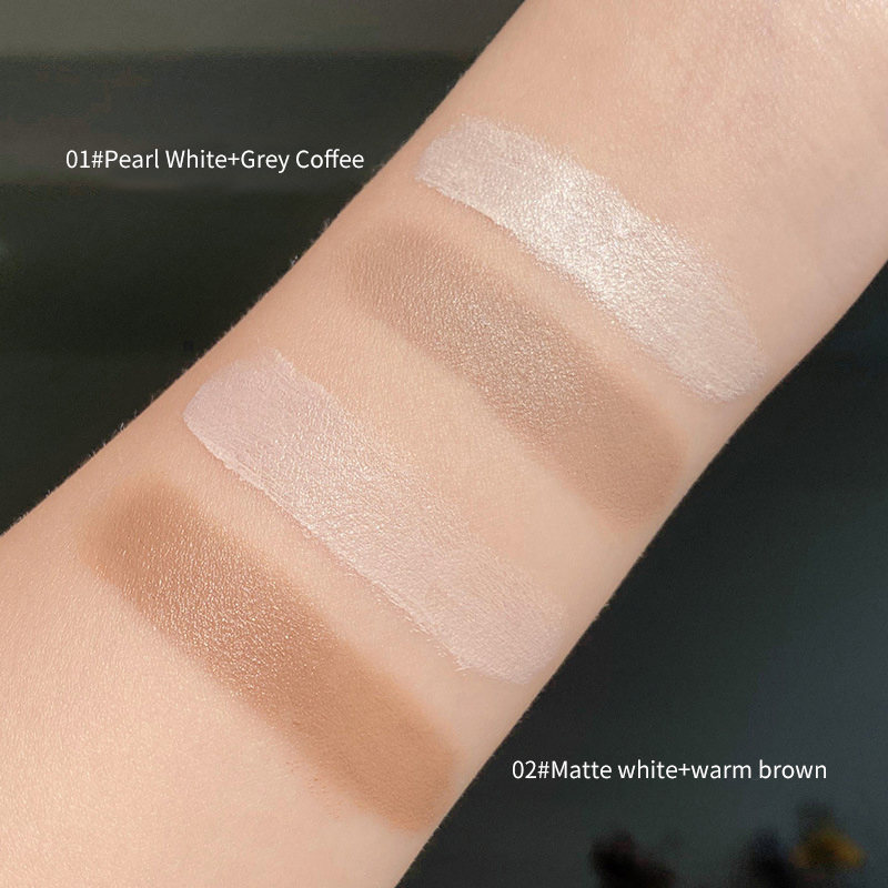Ditong Double Head Smooth Concealer Stick Matte Highlight Tube Stick