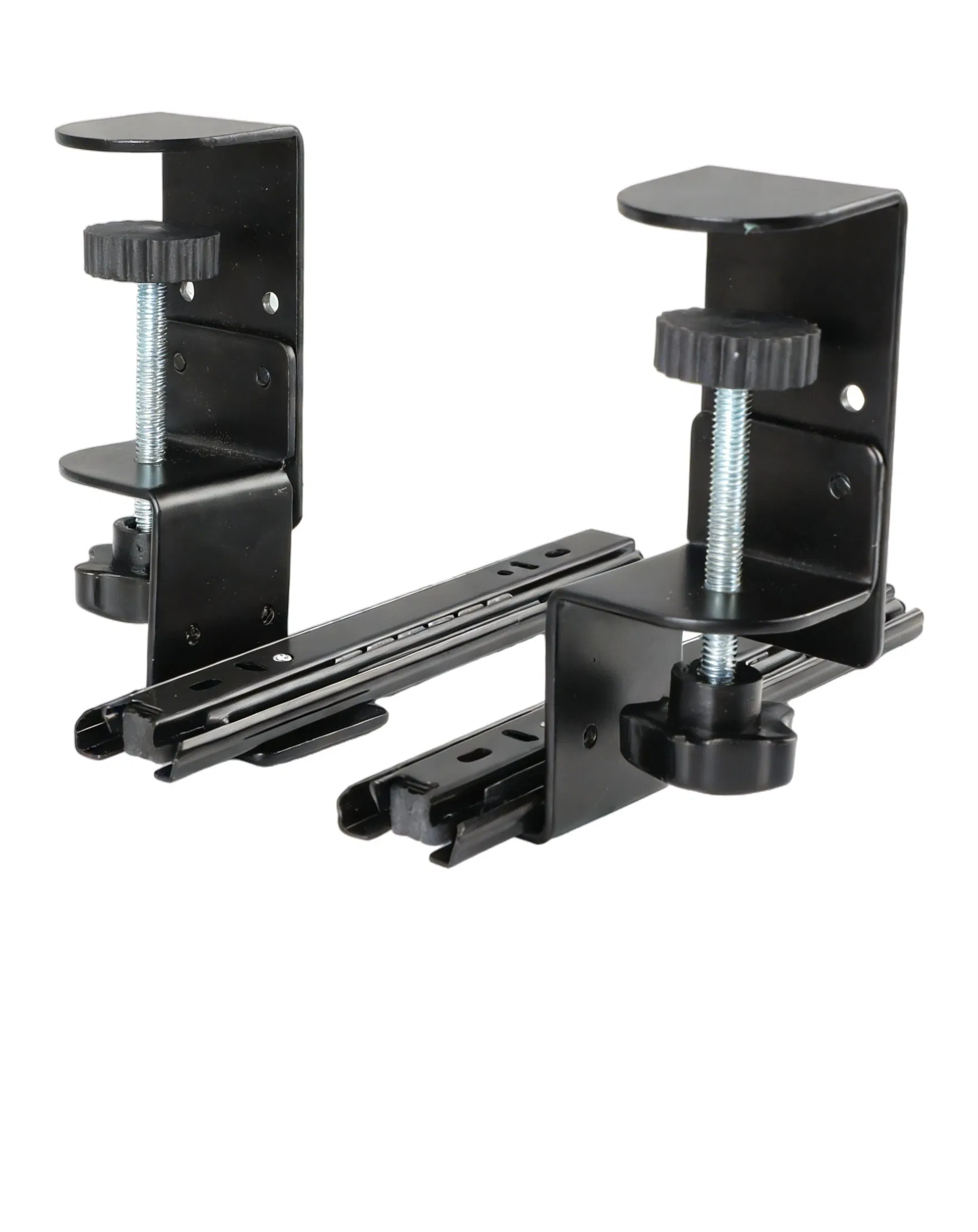 Heavy-Duty Sliding Keyboard Tray with Easy Installation Features Hardware