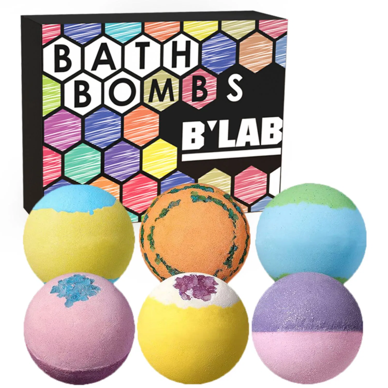 Custom Logo Low Price Kids Bubble Bath Bombs Set