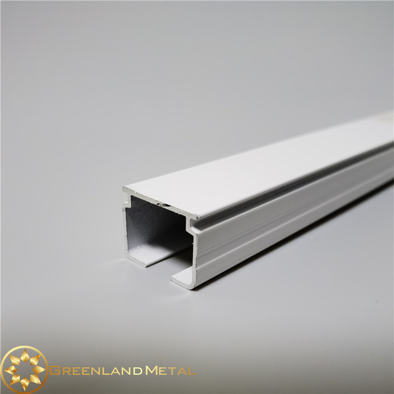 Aluminum Alloy White Color Manual Curtain Track- Gl4045