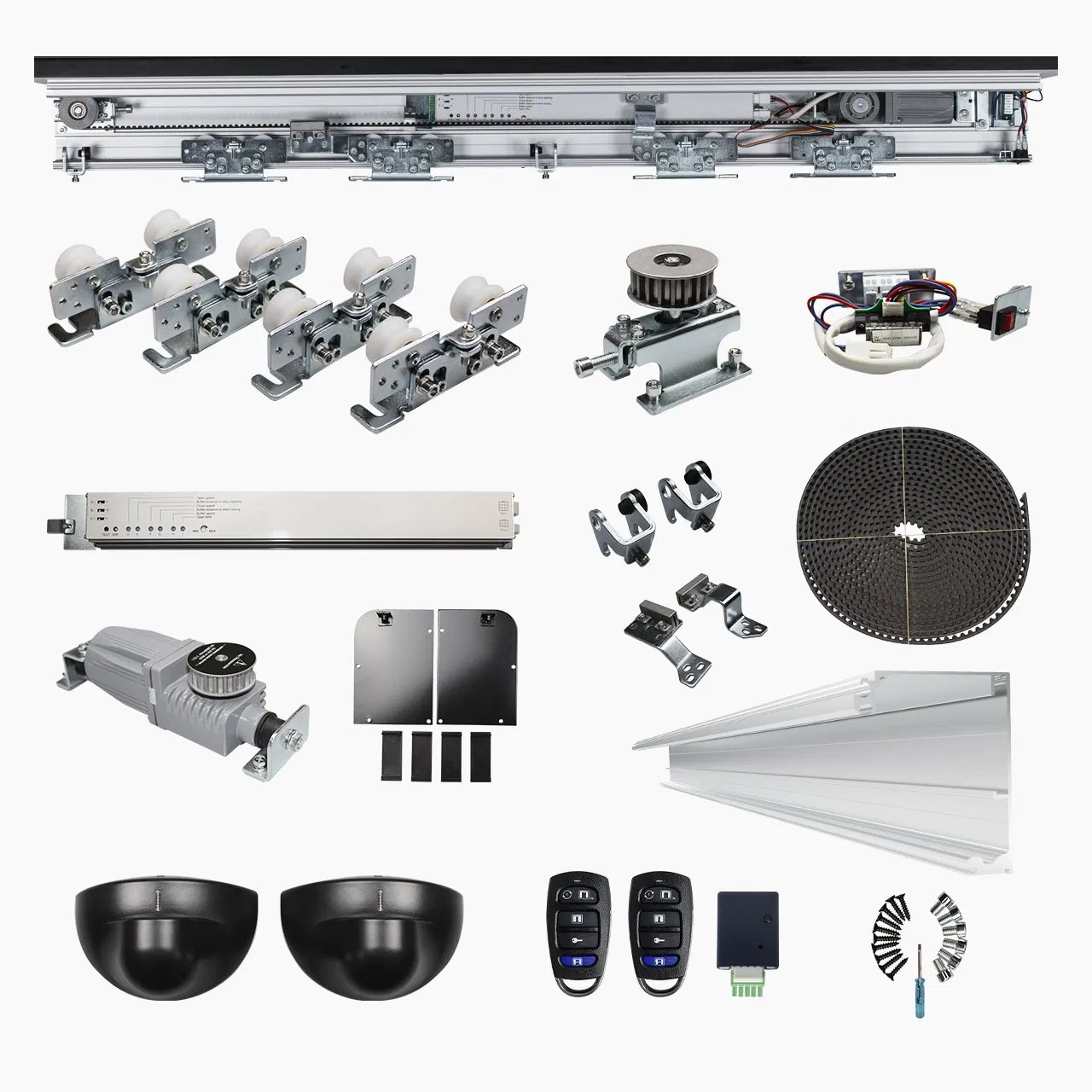150kg Hh115 Automatic Sliding Door Operator Door Motor Smart Remote-Controlled Commercial Magnetic Glass Automatic Door Operators