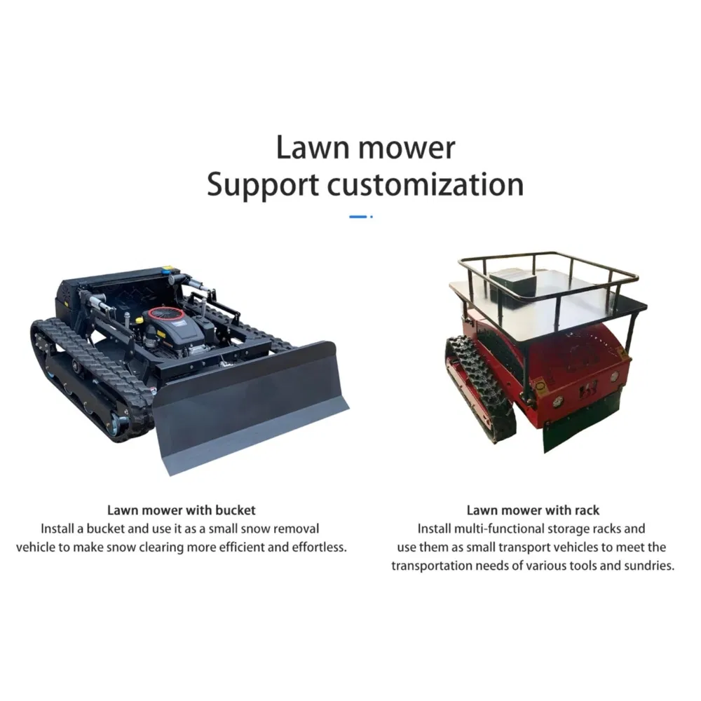Мультифункциональная газонокосилка с радиоуправлением