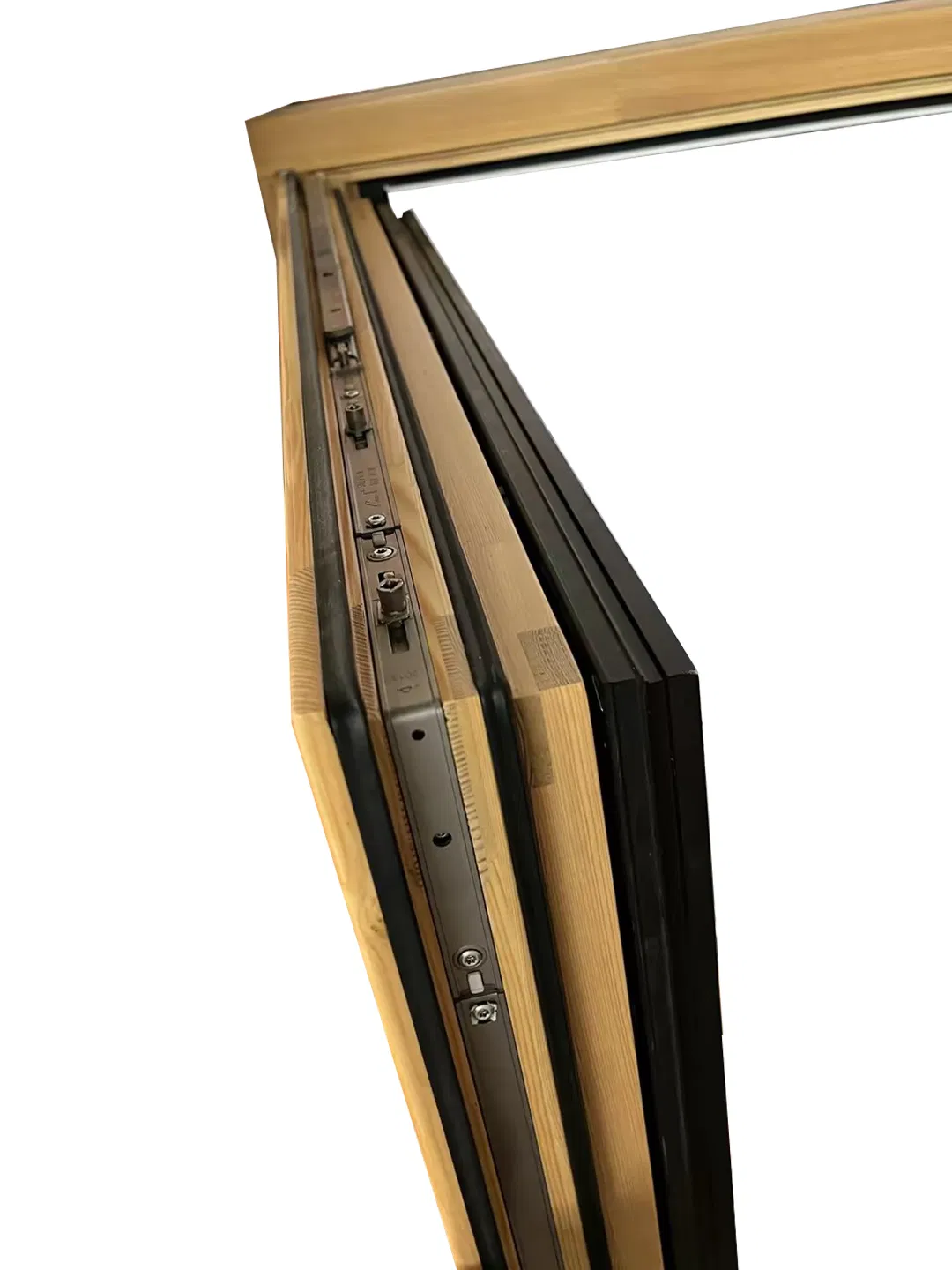 Penjoy Soundproof Aluminum Clad Wood Windows Customized Passive House Tilt and Turn Window