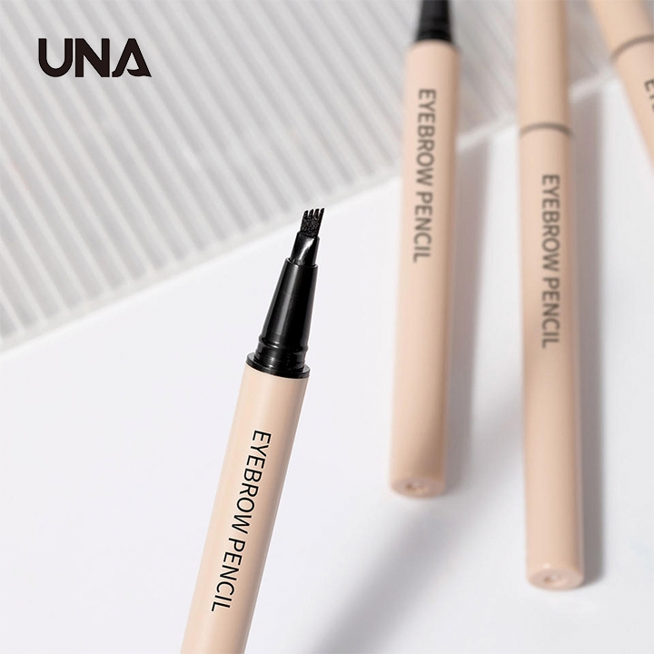 OEM Best Selling 4 Fork Waterproof Eye Makeup Double Head 3D Powder Eyebrow Concealer Pencil