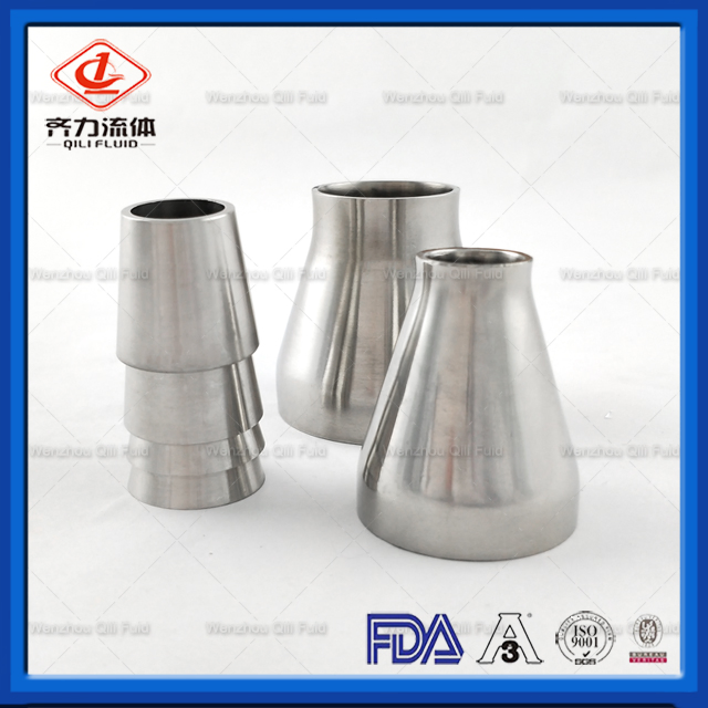 3A Sanitary Stainless Steel Pipe Fittings DIN Hygienic Polished Elbow Tee Reducer
