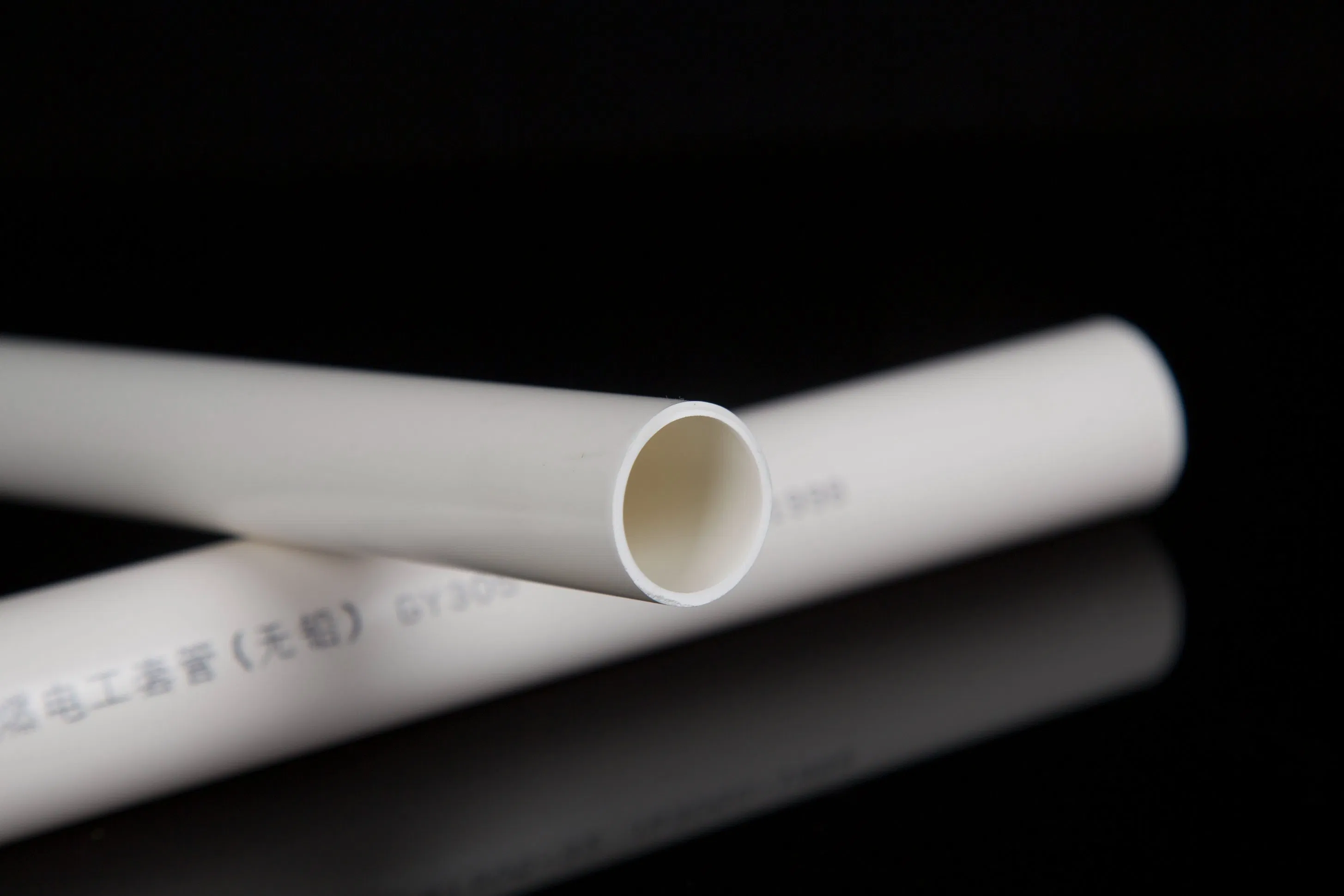 Multi-Type White Polyvinyl Chloride Material Flame Retardant Insulation Tube 16 mm 20 mm 25 mm 32 mm 40 mm Plastic Tube