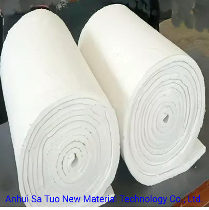High Temperature Insulation Aluminum Silicate Needle Blanket/Felt for Industrial Pipe