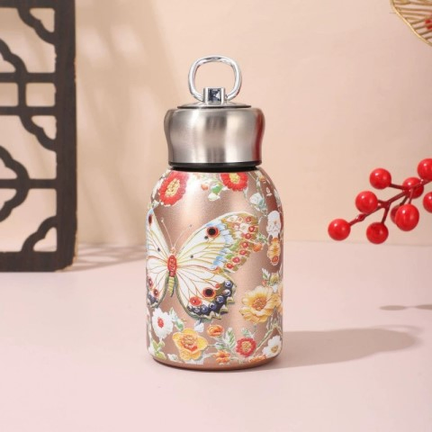 Термос стальной портативный с логотипом, 550 мл