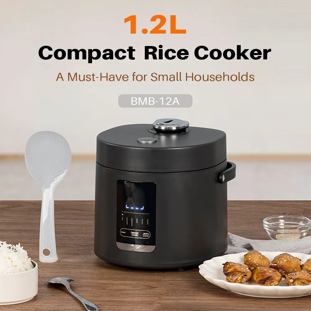 1.2L Compact Electric Cooker Mini Rice Cooker for Small Kitchen