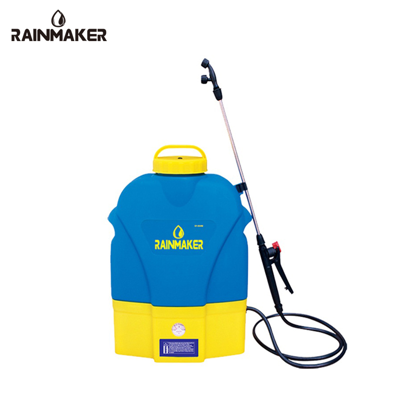 Rainmaker Customized 20L Agricultural Portable Plastic Pesticide Battery Wheel Sprayer