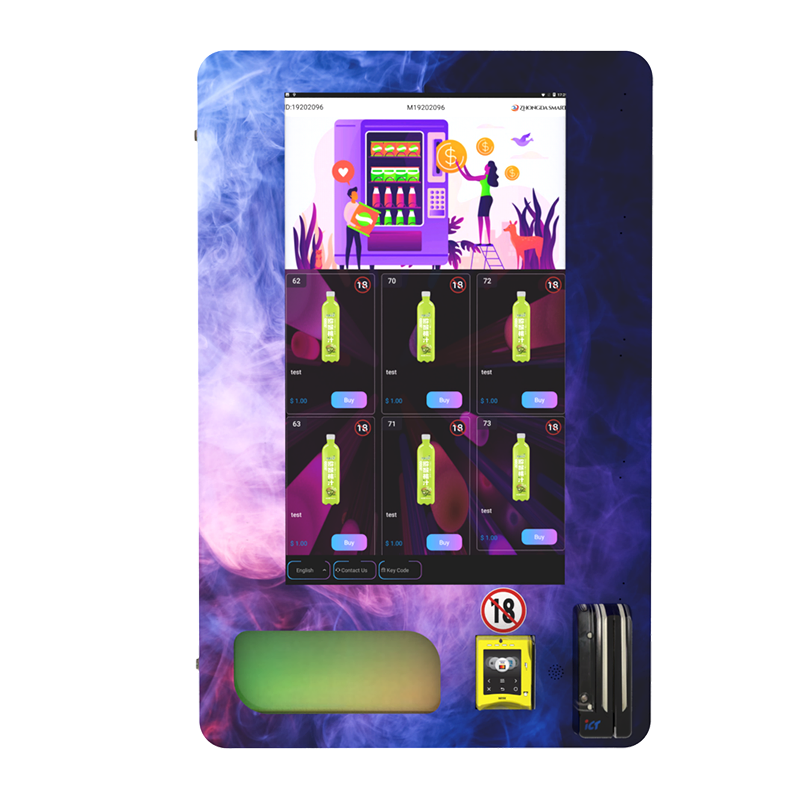 Black Wall Mounted Vending Machine for Vaper and Cigarette