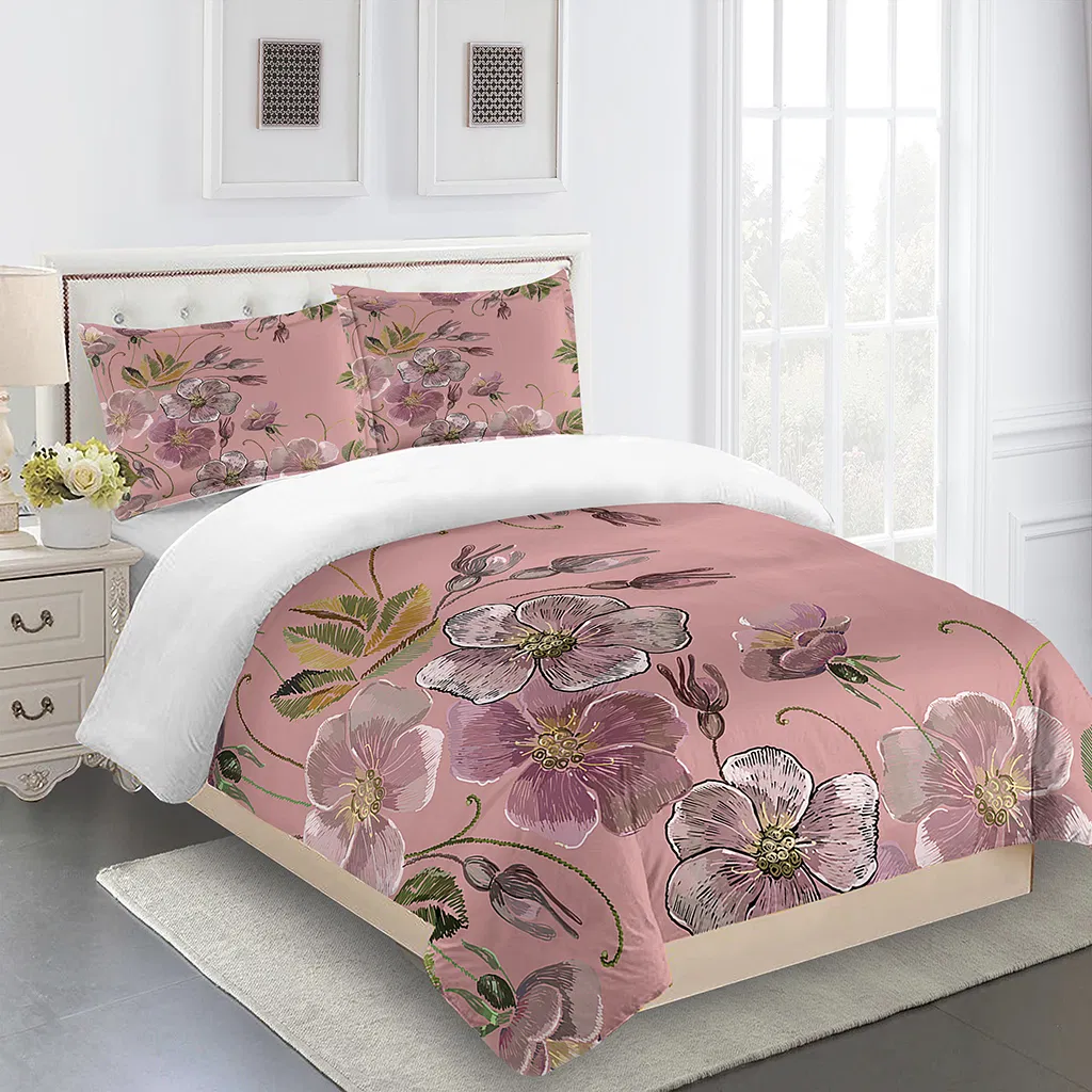Durable and Soft Bedding Sets with Custom Designs, Microfiber Complete Bedding Set for All Season
