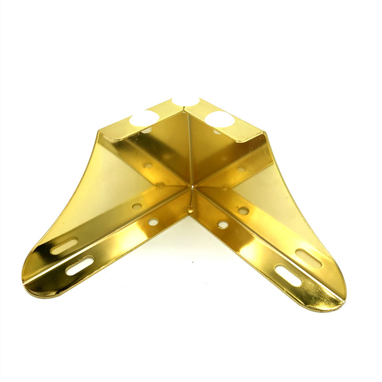 Two-in-One Electroplated Metal Table Legs Furniture Hardware Coffee Table Legs Cabinet Legs