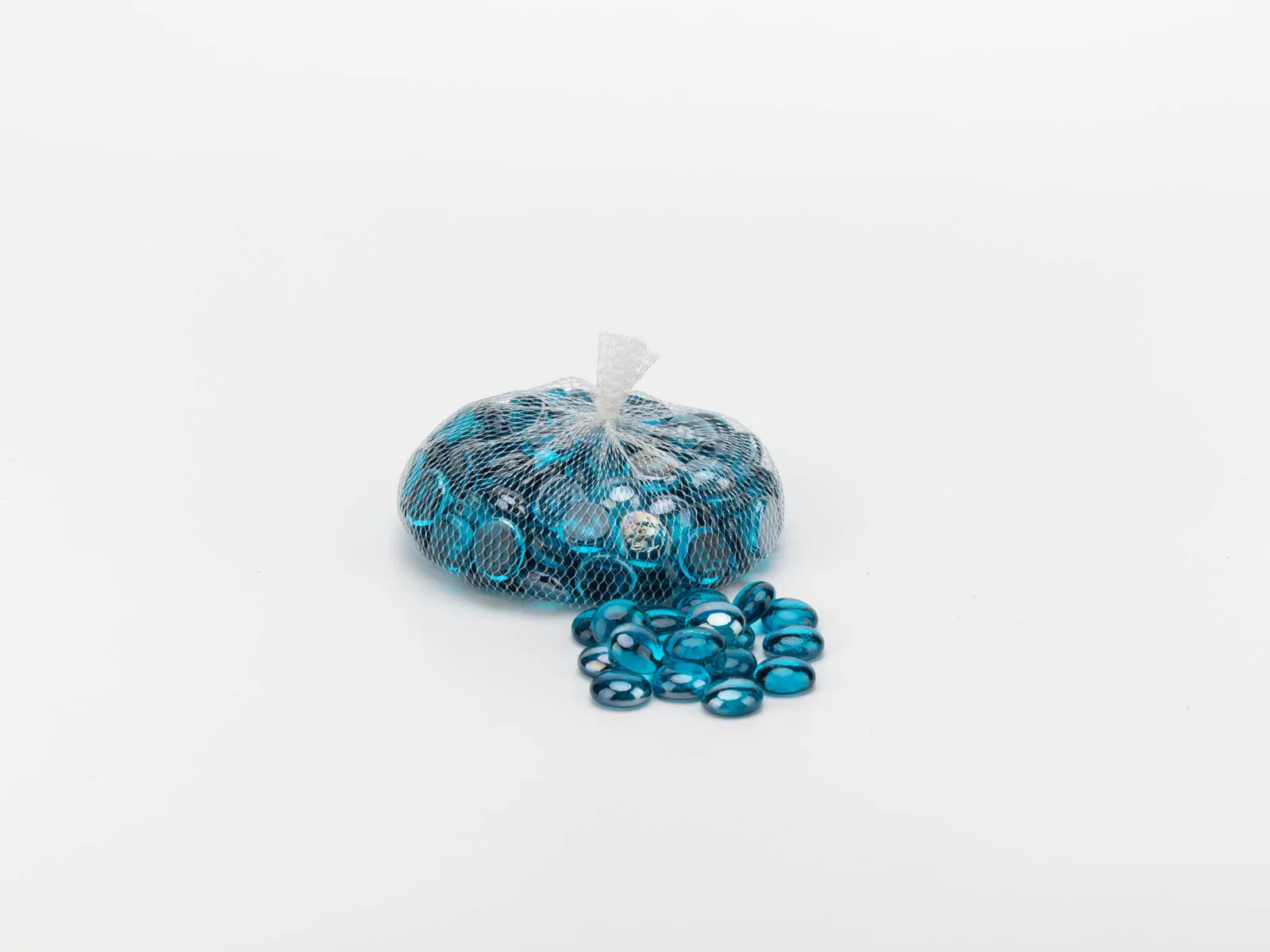 High Luster Round Fire Glass Beads, Glass Marbles, Glass Pebbles, Glass Drops Rocks Stones for Fire Pit Vase Fillers Crafts Aquarium Garden Decoration