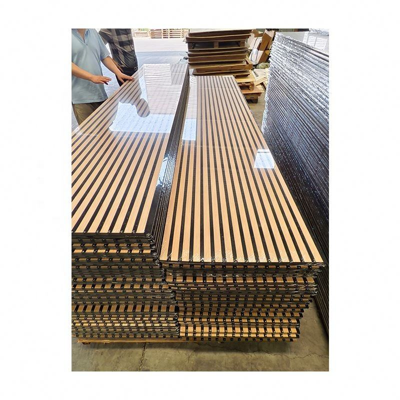 China Class B Th-Nova Standard or Customized Exterior Wall Acoustic Slat Panel