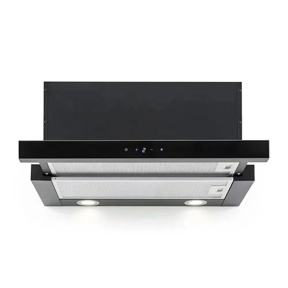 Slim 60cm Downdraft Stainless Steel Price Kitchen Modern Household Portable Range Hood Low Noise Exhaust Hood
