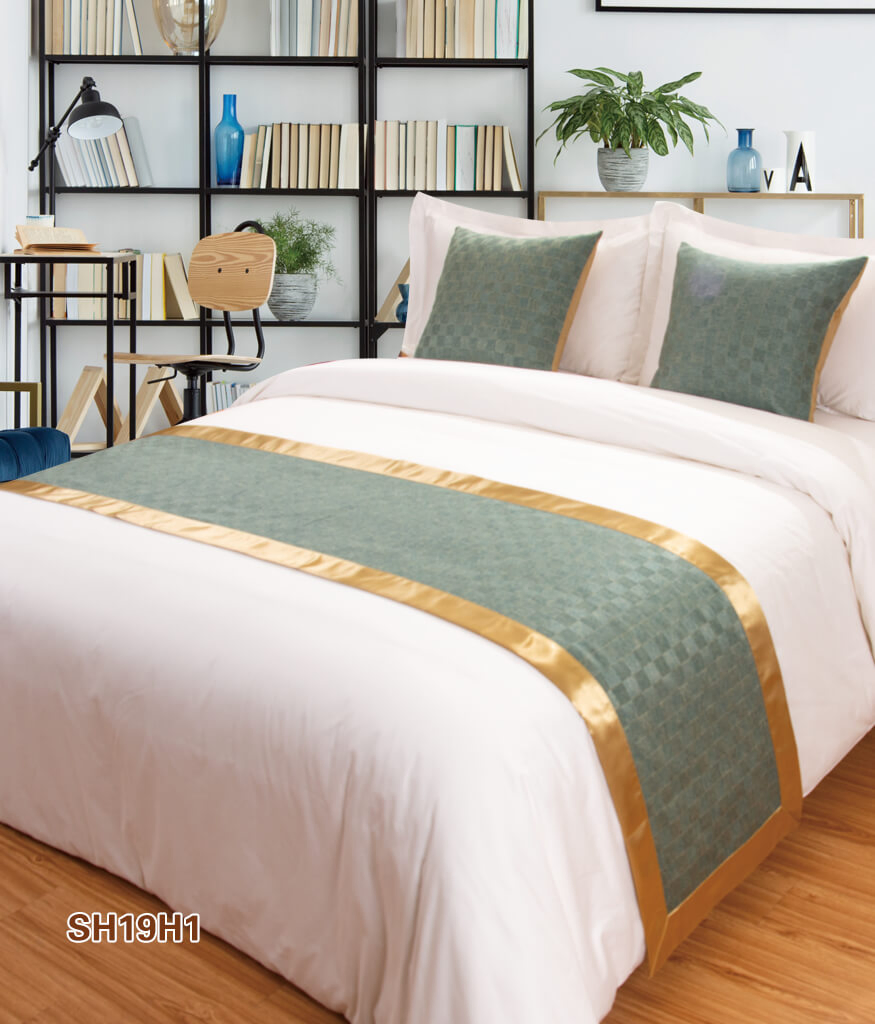 Shenone Hotel Queen Size Bed Runner Hotel Bed Runner