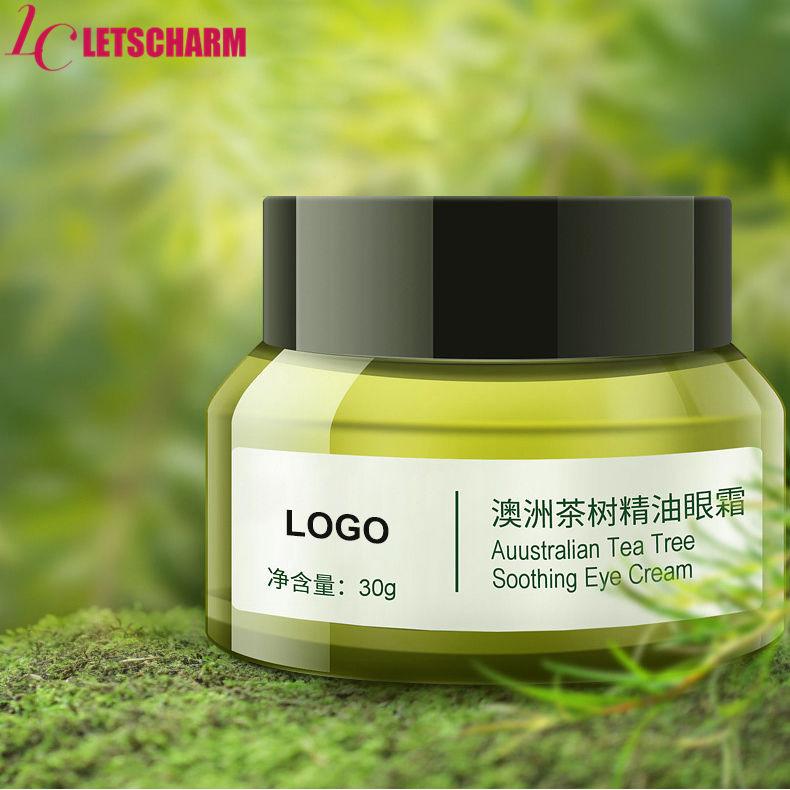 Ls010 Tea Tree Eye Cream Anti-Aging Moisturizing Brightening Erasing Dark Circles Wrinkles