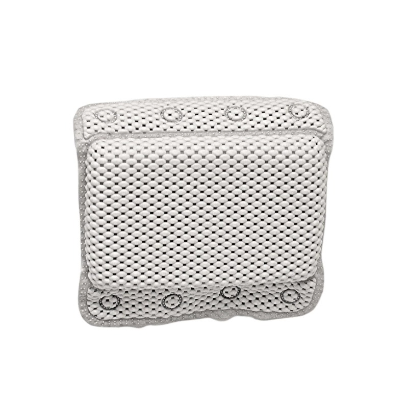 High-Quality Deluxe Soft Waterproof SPA Bathtub Cushion Anti-Slip Firm Sponge Bath Pillow