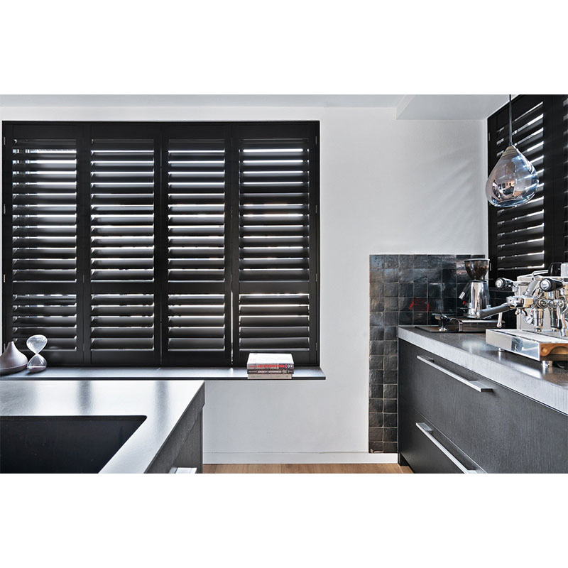 Durable Moistureproof PVC Shutter Home Living Room Window Treatment