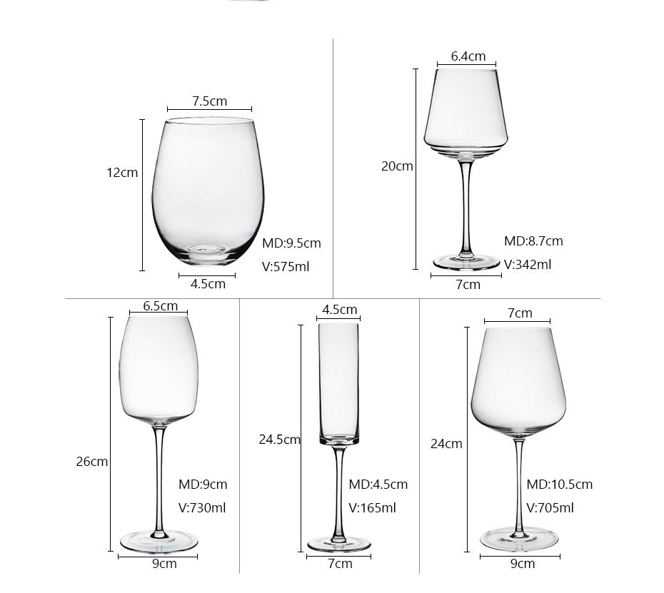 Elegant Crystal Wine Glasses for Luxurious Dining Experience