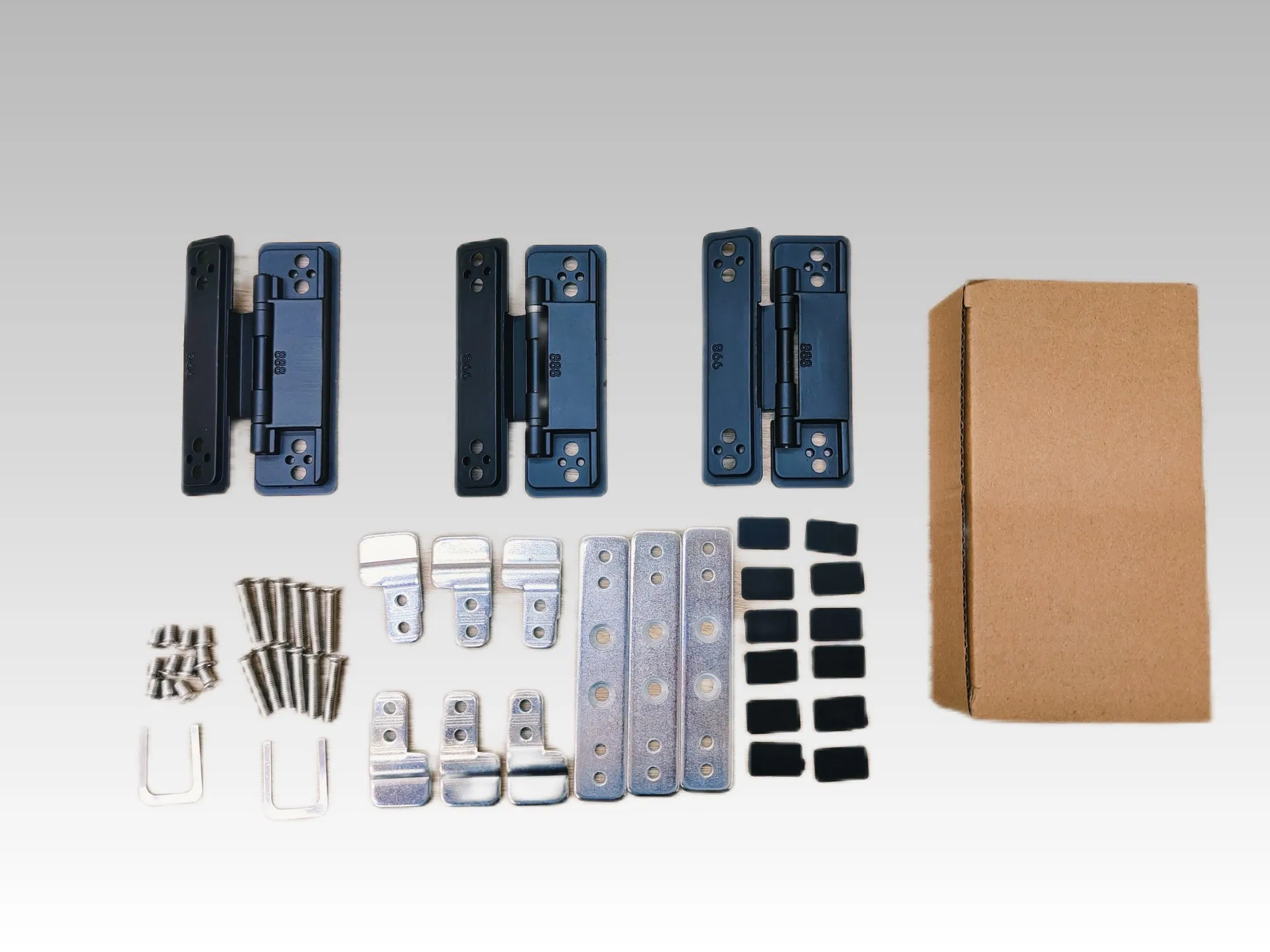 Invisible Stainless Steel 304 Super Slim Aluminum Frame Concealed Sliding Door Hinge