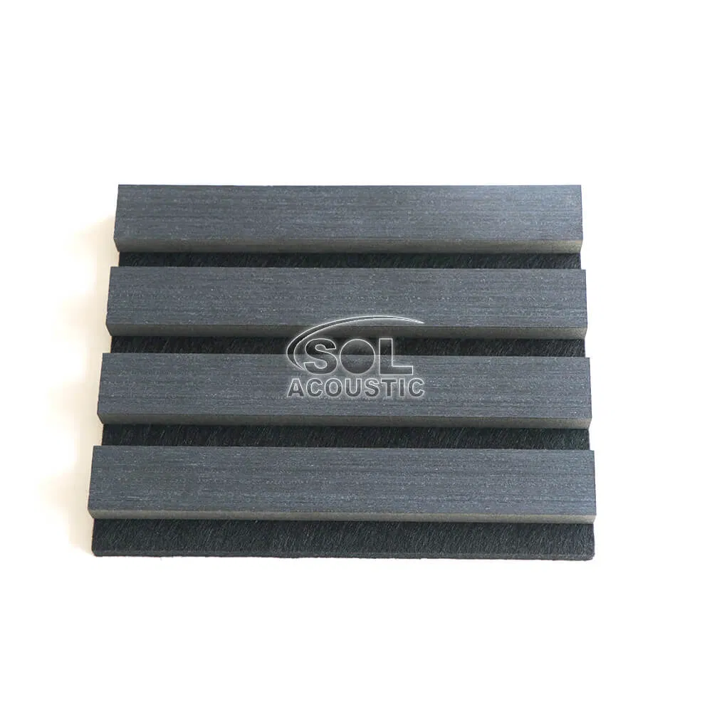 Sol Acoustic Wall Covering Wood Veneer Felt Acoustic Panel