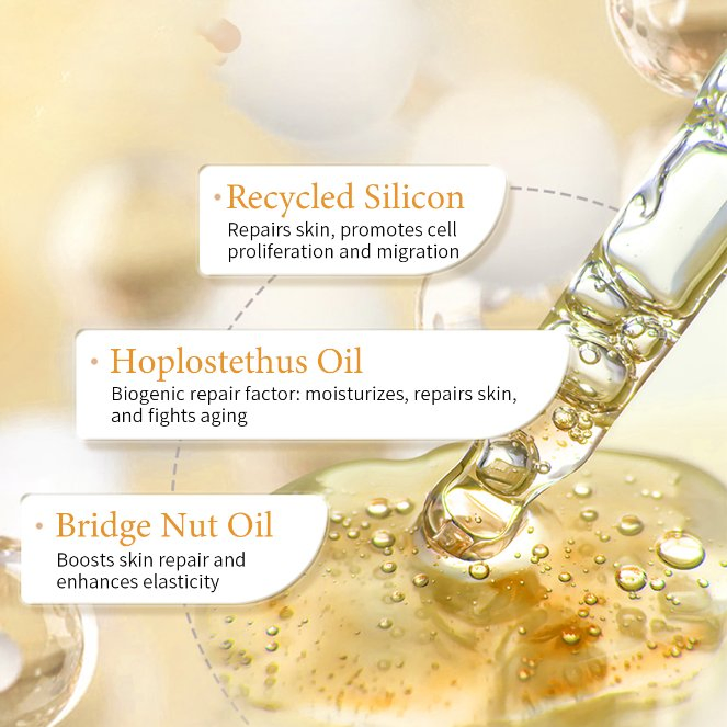 OEM/OEM Recycled Silicon + Deep Sea Fish Oil + Bridge Nut Oil Stretch Mark Cream Repairs Broken Elastic Fibers Promotes Collagen Regeneration