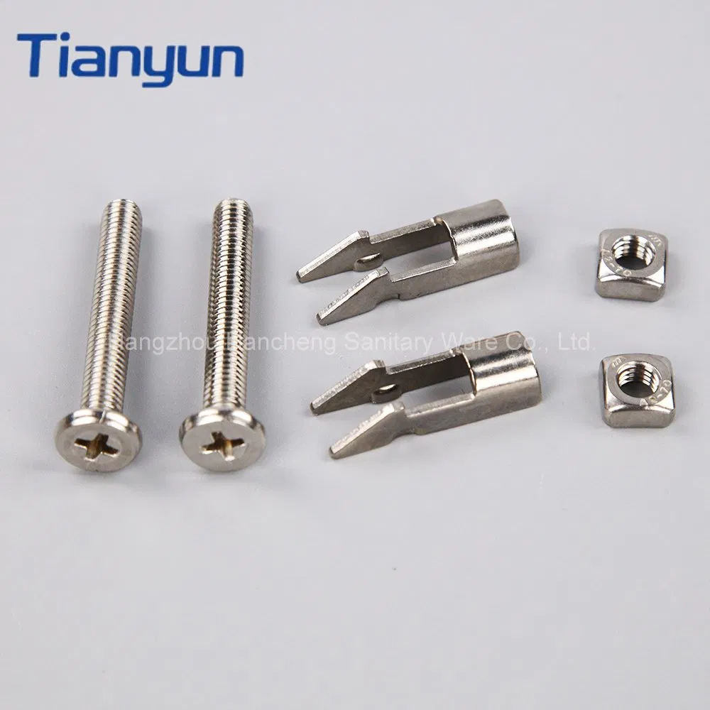 Custom 45mm 50mm 55mm 60mm Stainless Steel Toilet Seat Cover Fittings Set Pozi Screw