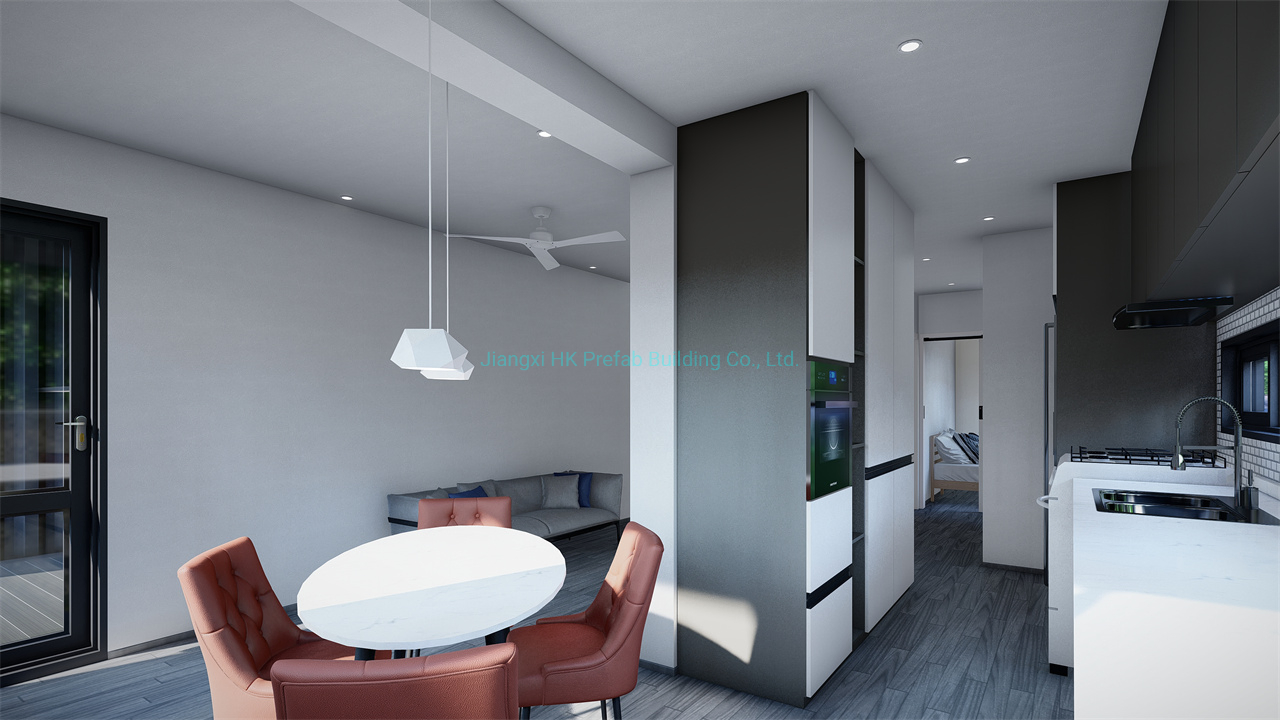 Long Lasting Prefab Modualr Steel Structure Modern Luxury Container Apartment /Villa /House.